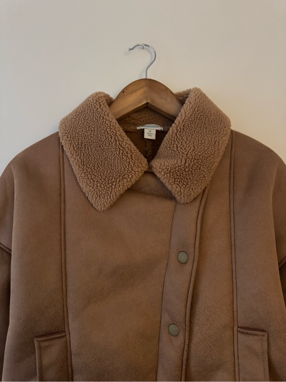 SUNDANCE Moss Ridge Coat in Teddy Brown M - Picture 4 of 14